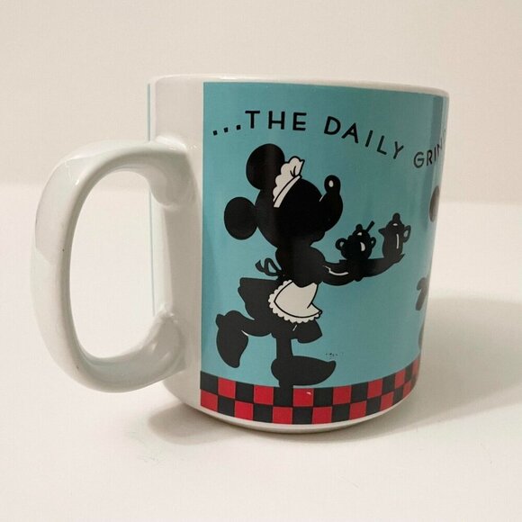 Walt Disney Mickey Minnie Mouse Coffee Mug The Daily Grind Gibson Applause - Picture 14 of 16